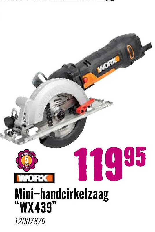 Mini-handcirkelzaag "WX439"