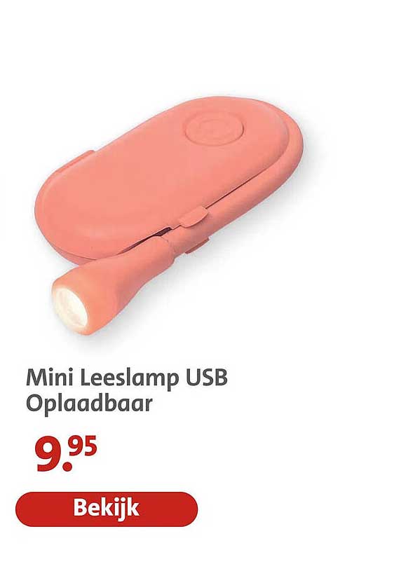Mini Leeslamp USB Oplaadbaar