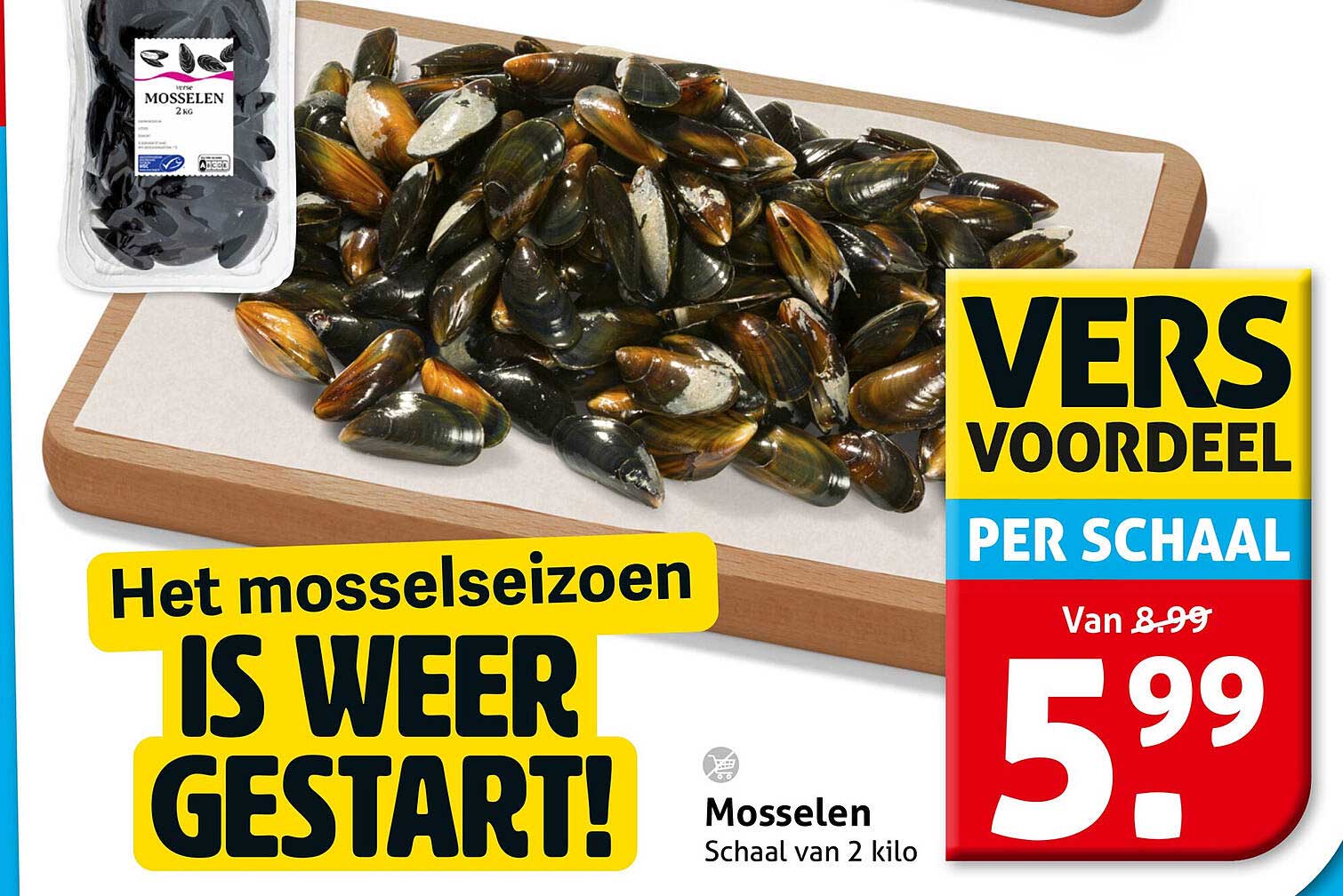 Mosselen Schaal van 2 kilo