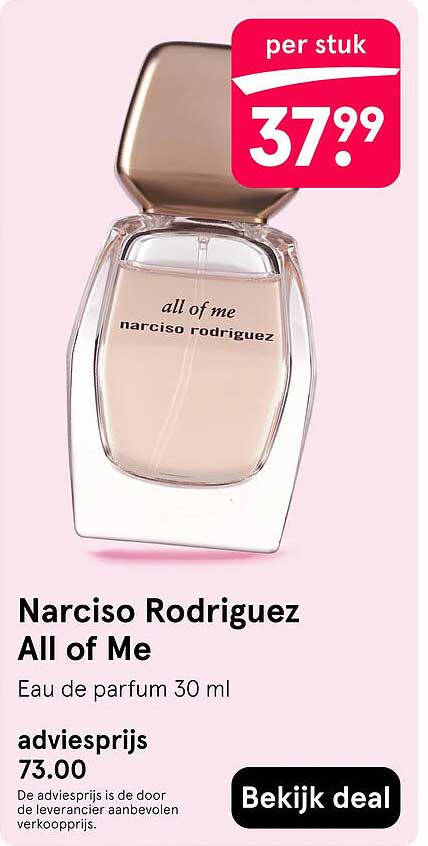 Narciso Rodriguez All of Me Eau de parfum 30 ml