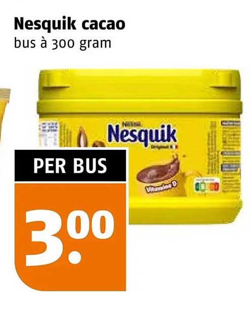 Nesquik cacao bus à 300 gram