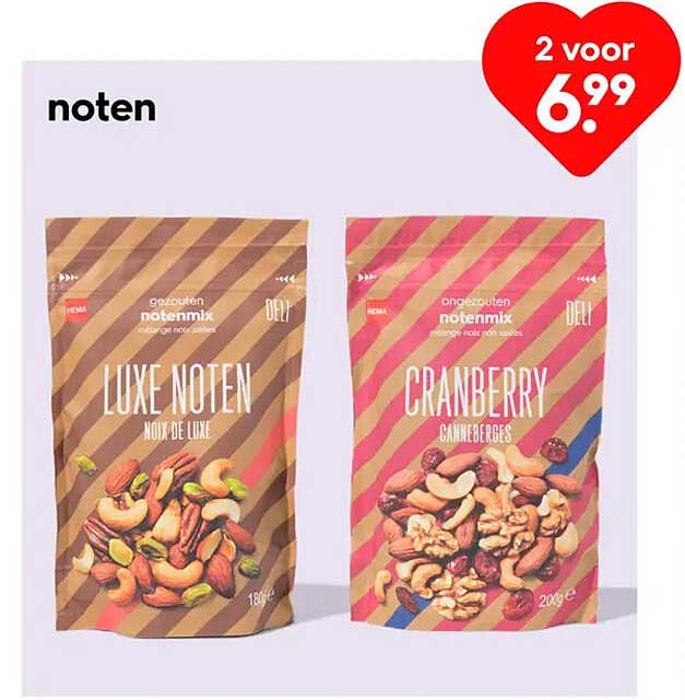 noten 2 voor 6.99
