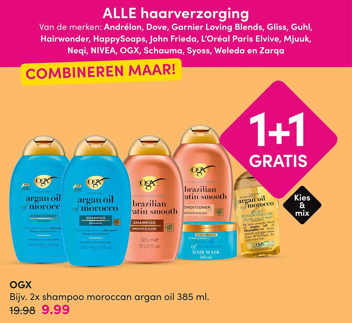 OGX 1+1 GRATIS