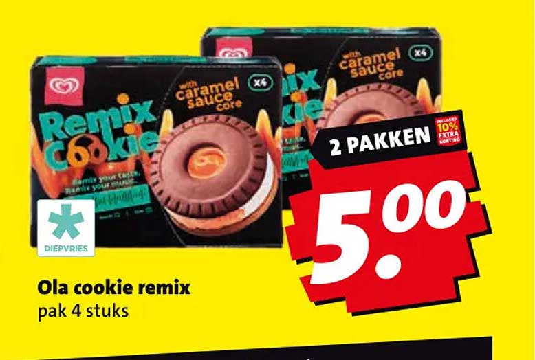 Ola cookie remix pak 4 stuks 2 pakken