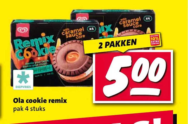 Ola cookie remix pak 4 stuks 2 pakken
