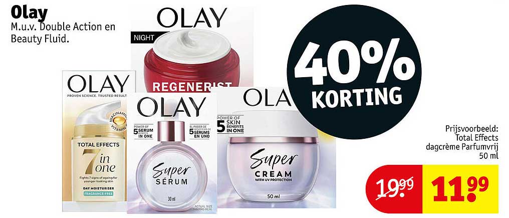 Olay 40% korting