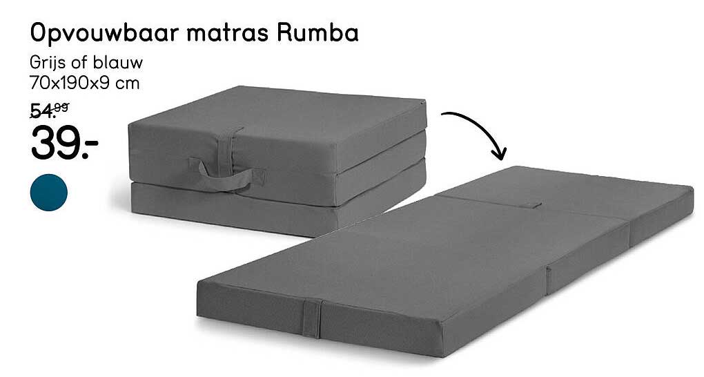 Opvouwbaar matras Rumba