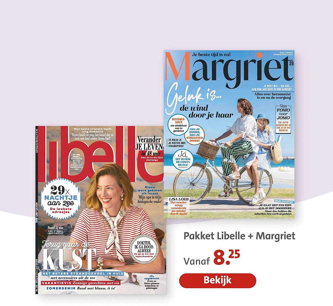 Pakket Libelle + Margriet
