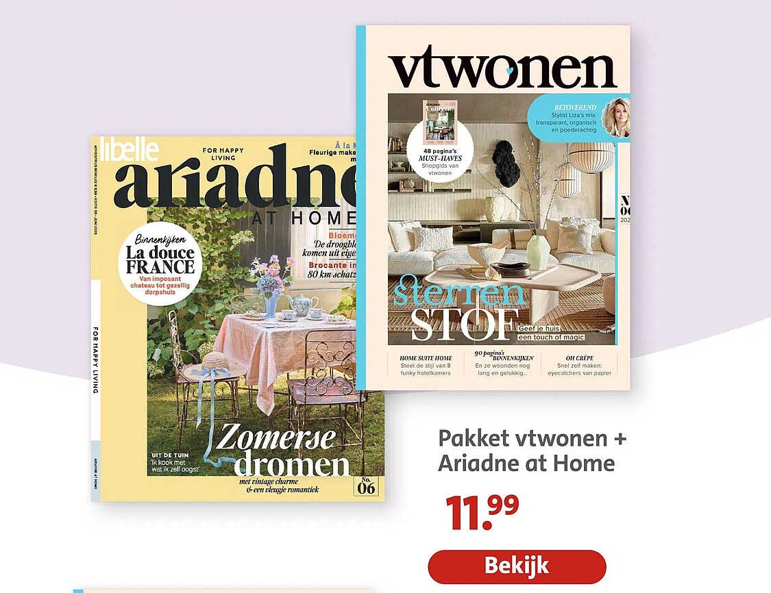 Pakket vtwonen + Ariadne at Home