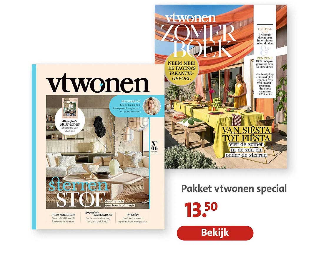 Pakket vtwonen special