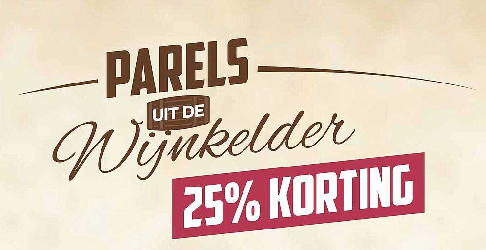 PARELS UIT DE Wijnkelder 25% KORTING