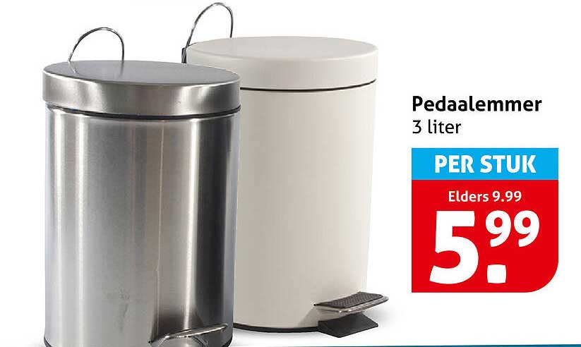 Pedaalemmer 3 liter