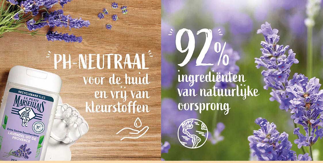 PH-NEUTRAAL voor de huid en vrij van kleurstoffen