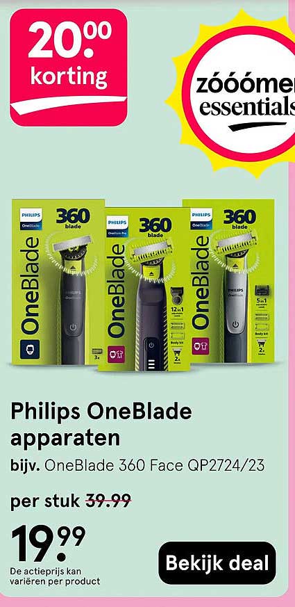 Philips OneBlade apparaten