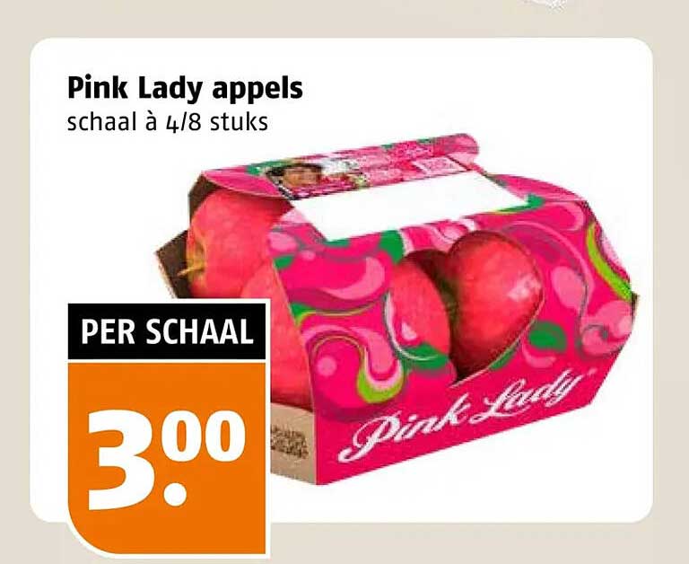 Pink Lady appels schaal à 4/8 stuks