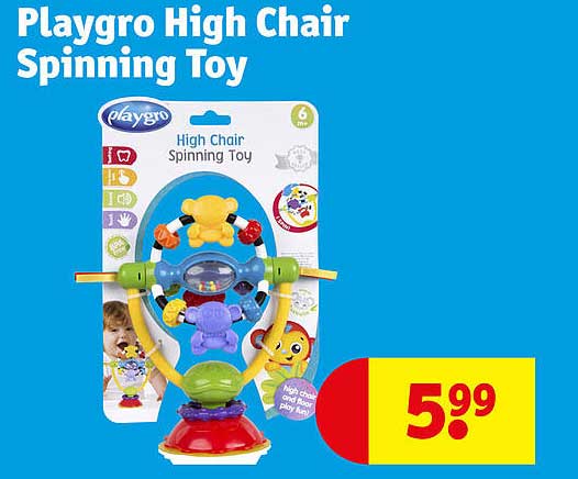 Playgro High Chair Spinning Toy