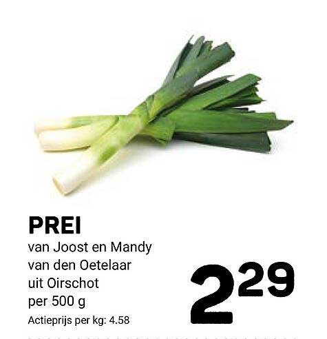 PREI van Joost en Mandy van den Oetelaar uit Oirschot per 500 g