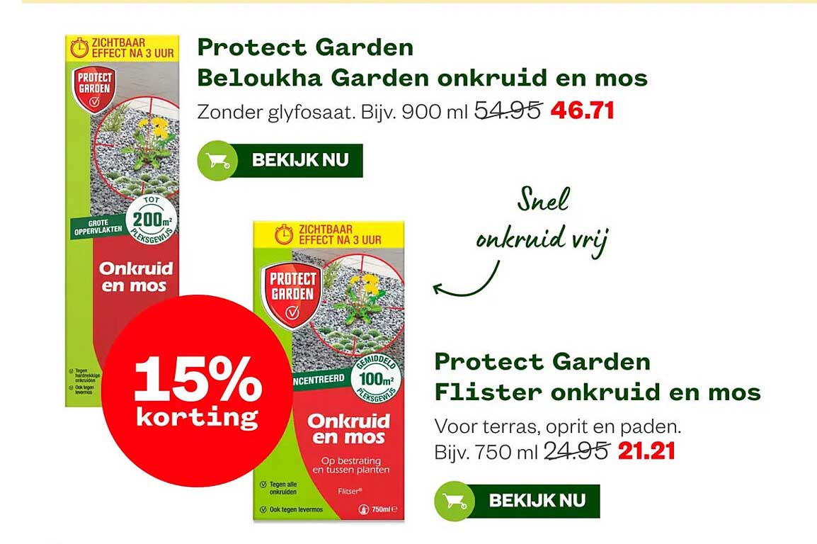 Protect Garden Beloukha Garden onkruid en mos