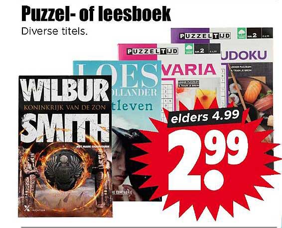 Puzzel- of leesboek
