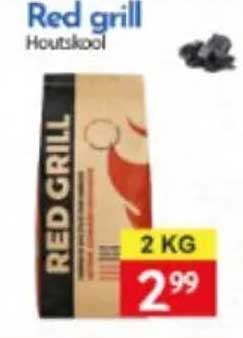 Red grill Houtskool