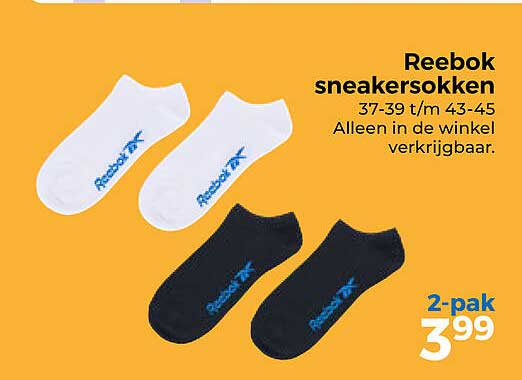 Reebok sneakersokken