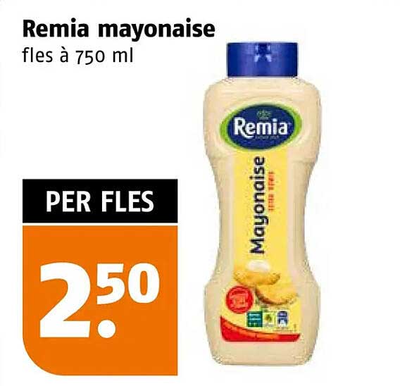 Remia mayonaise fles à 750 ml