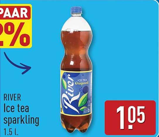 RIVER Ice tea sparkling 1.5 l.
