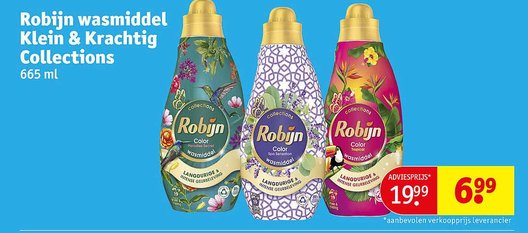 Robijn wasmiddel Klein & Krachtig Collections 665 ml