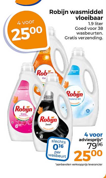 Robijn wasmiddel vloeibaar