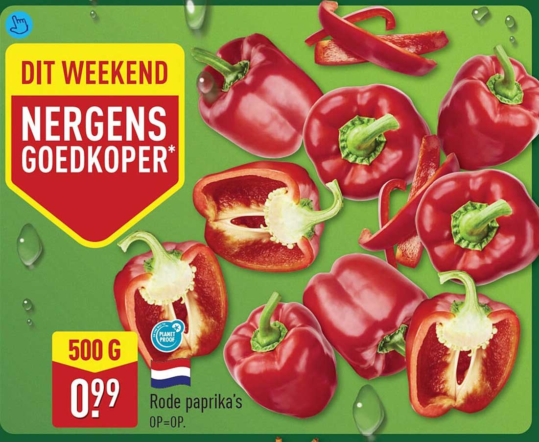 Rode paprika’s