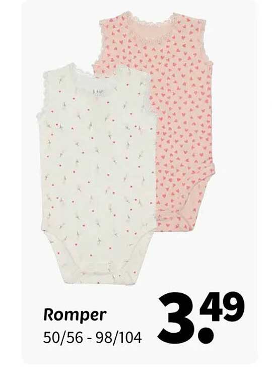 Romper 50/56 - 98/104