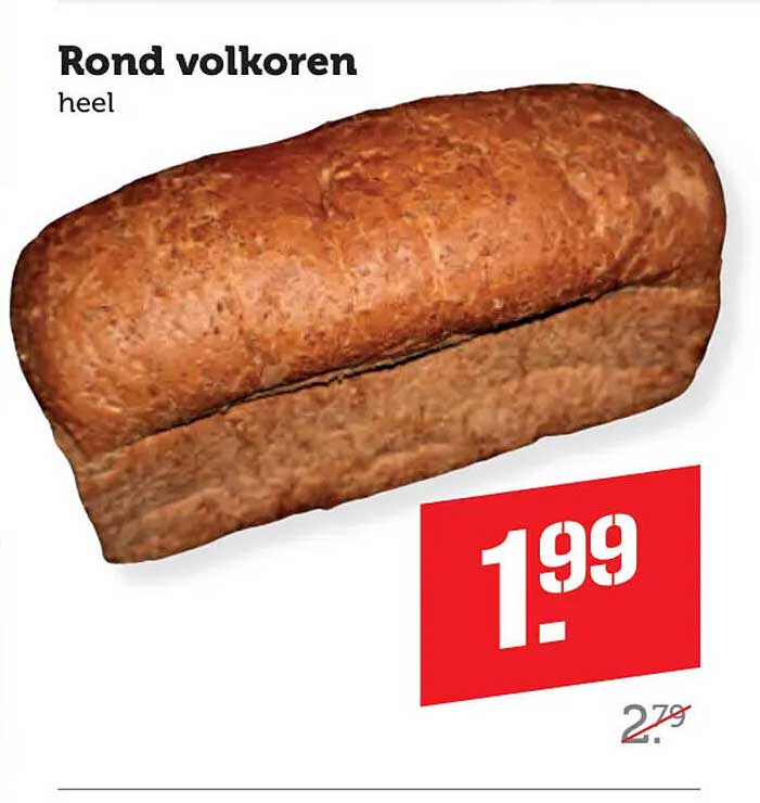 Rond volkoren heel