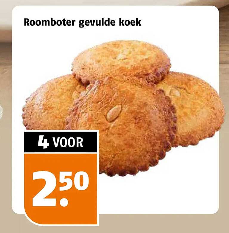 Roomboter gevulde koek 4 voor