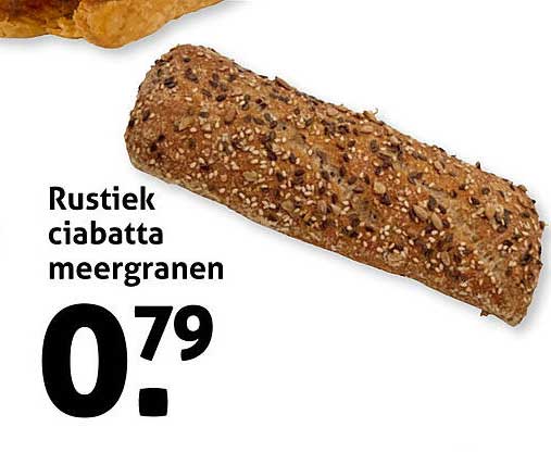 Rustiek ciabatta meergranen