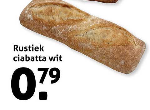 Rustiek ciabatta wit