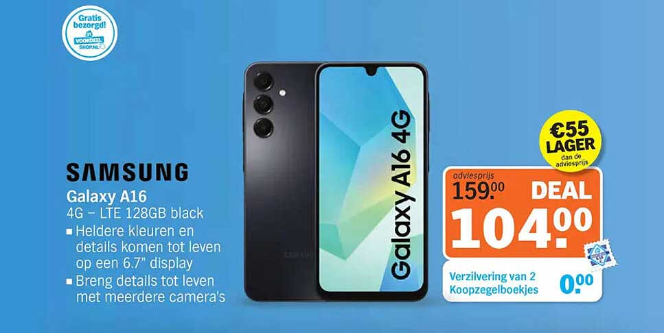 Samsung Galaxy A16 4G – LTE 128GB black