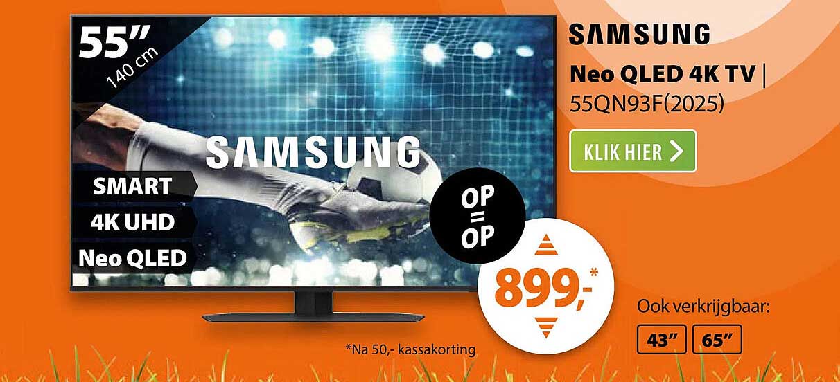Samsung Neo QLED 4K TV 55QN93F(2025) OP=OP