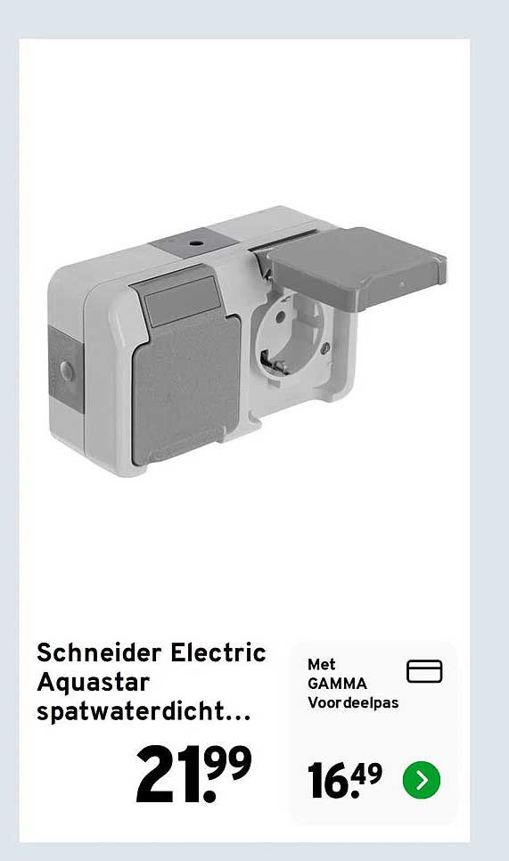 Schneider Electric Aquastar spatwaterdicht...