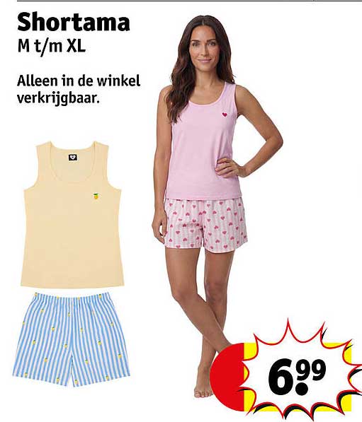Shortama M t/m XL