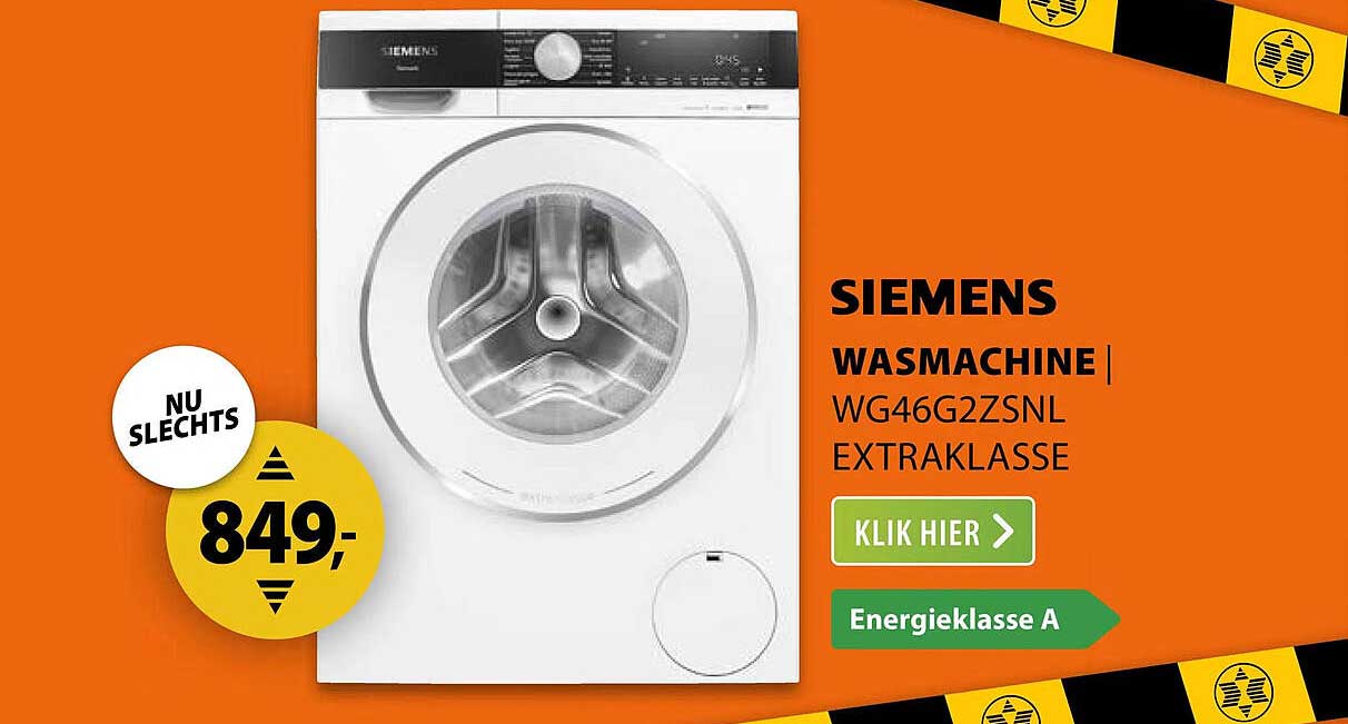 SIEMENS WASMACHINE WG46G2ZSNL EXTRAKLASSE