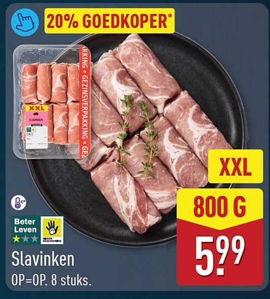 Slavinken XXL 800 g 20% goedkoper*