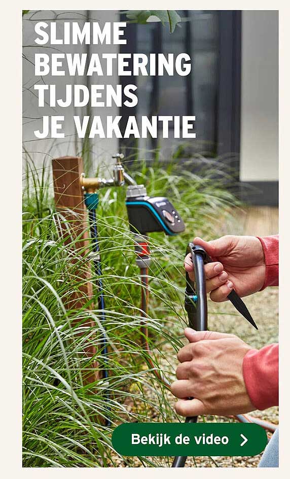 SLIMME BEWATERING TIJDENS JE VAKANTIE