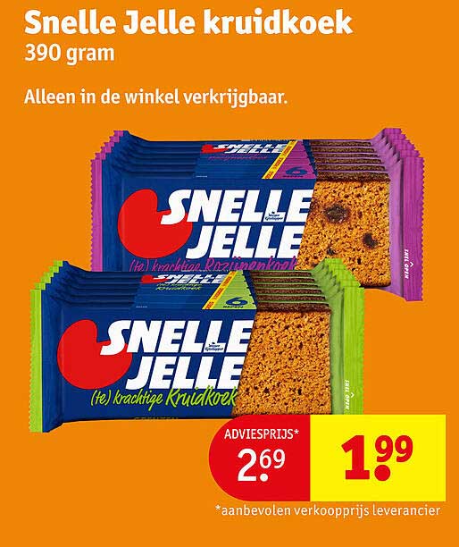 Snelle Jelle kruidkoek 390 gram