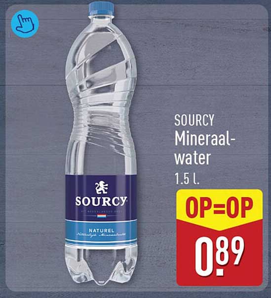 Sourcy Mineraal-water 1.5 l. OP=OP