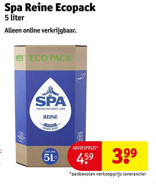 Spa Reine Ecopack 5 liter
