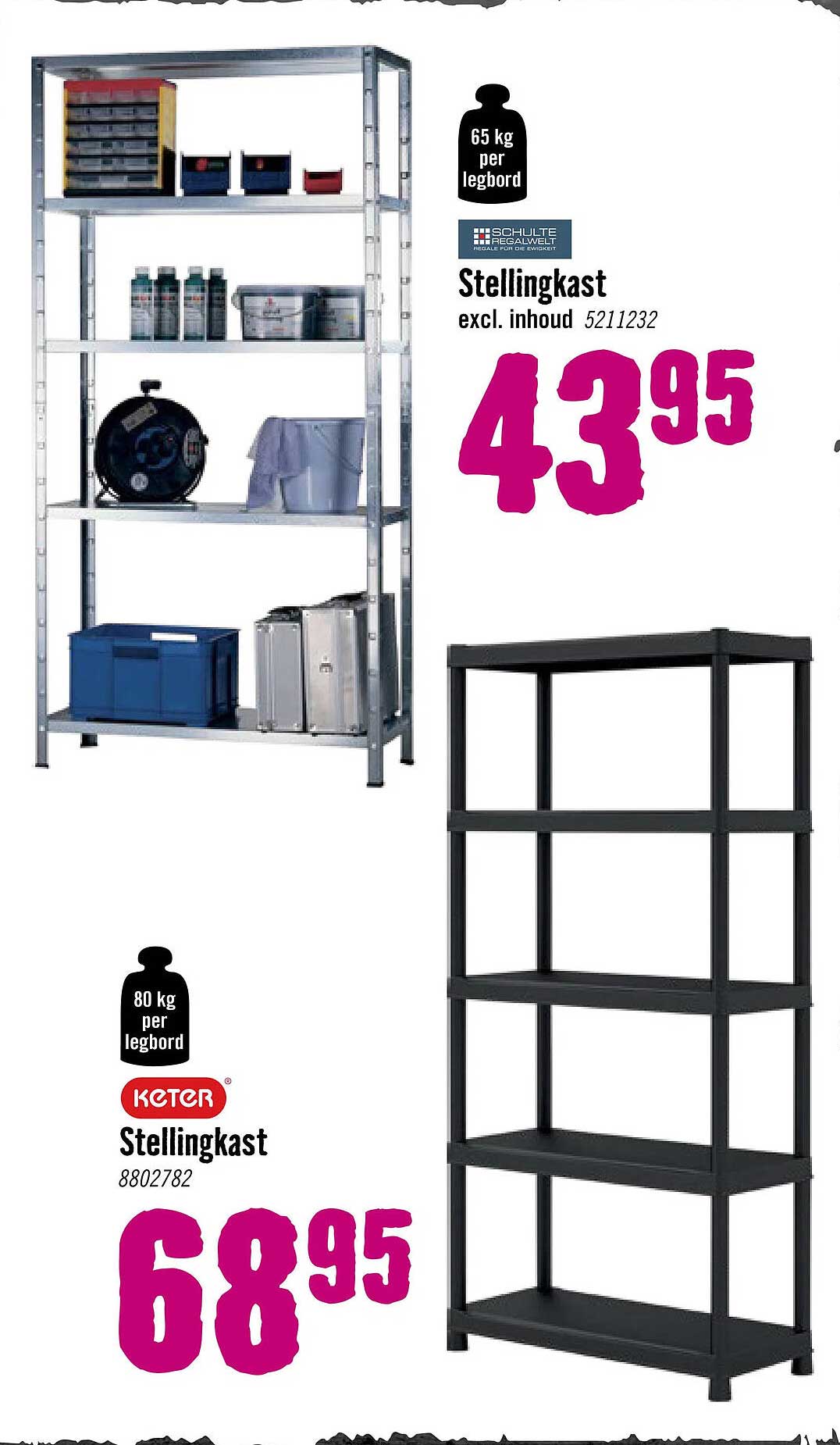 Stellingkast excl. inhoud 5211232