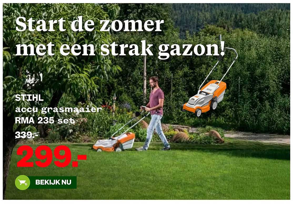 STIHL accu grasmaaien RMA 235 set