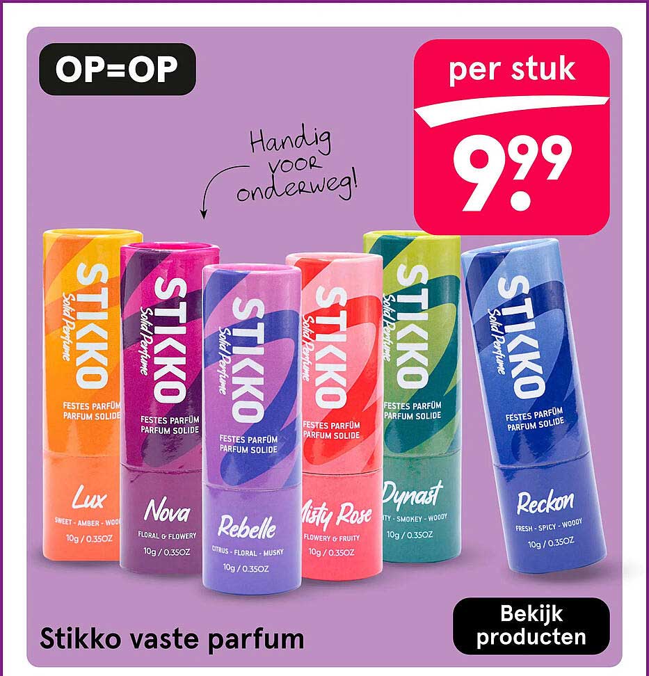 Stikko vaste parfum OP=OP