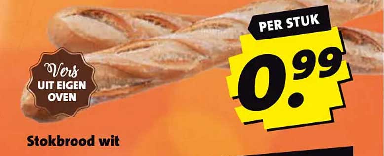 Stokbrood wit