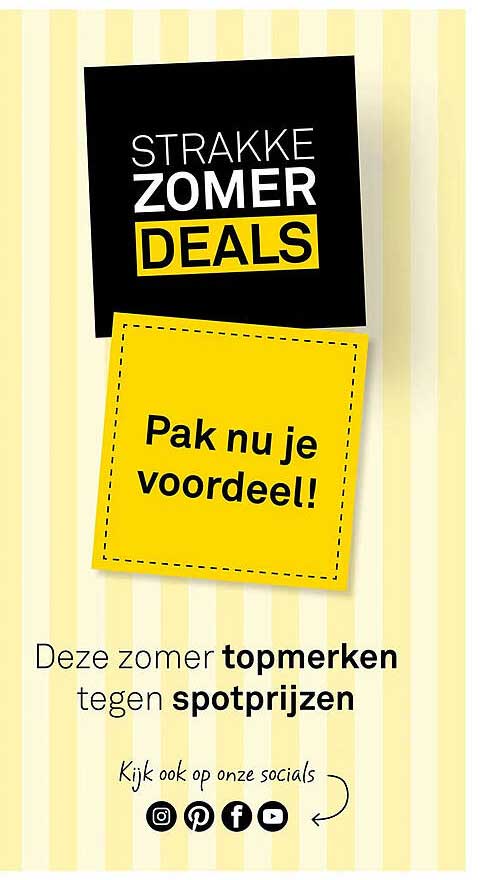 STRAKKE ZOMER DEALS